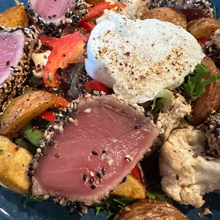 Sesame Crusted Albacore Tuna Nicoise