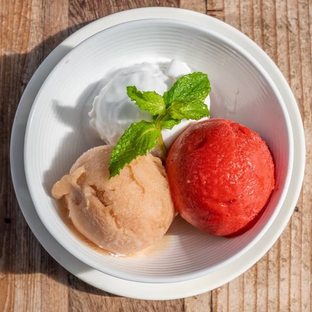 Trio of Sorbets.