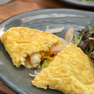 Roasted Butternut Squash & Whipped Ricotta  Omelet
